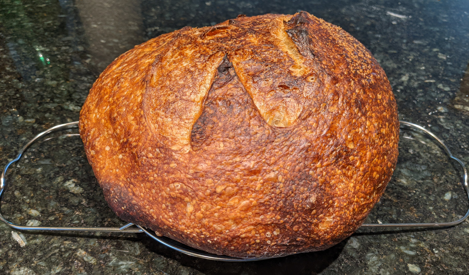 Another finished sourdough loaf